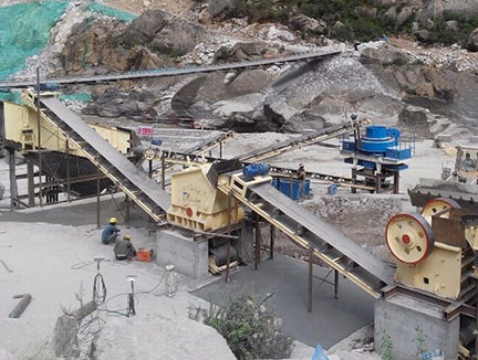 Крупномасштабное дробильное оборудование для цементных строительных отходов, песка и гравия в шахтах