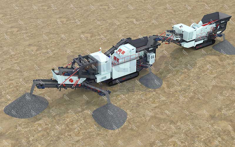 Решение для щековой дробилки на гусеничном ходу, Щековая дробилка на гусеничном ходу, Щековая дробилка